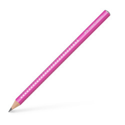 Zestaw Jumbo Sparkle Pearly&Sleeve (ołówek+temperówka+gumka) różowy