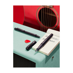 Zestaw prezentowy Hexo pióro wieczne + długopis black mat op. metalowe