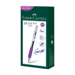 Długopis Automatyczny Żelowy Fast Gel 0,7 mm Liliowy