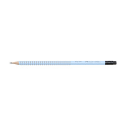 Ołówek Grip 2001 B z gumką Sky Blue 