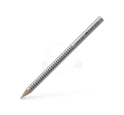 Kredka Jumbo Grip Metalik Srebrna