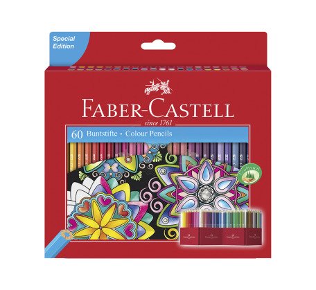 KREDKI ZAMEK FABER-CASTELL, 60 KOLORÓW