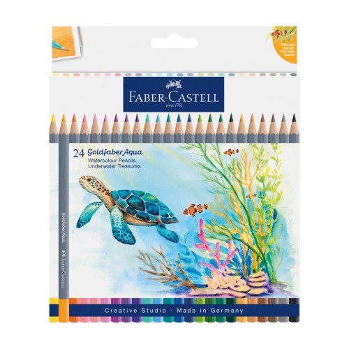Kredki akwarelowe Goldfaber Aqua 24 kol.