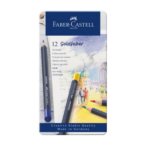 Kredki Goldfaber 12 Kol. Opakowanie Metalowe