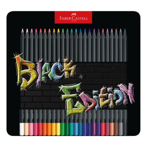 Kredki trójkątne Black Edition 24 kol.