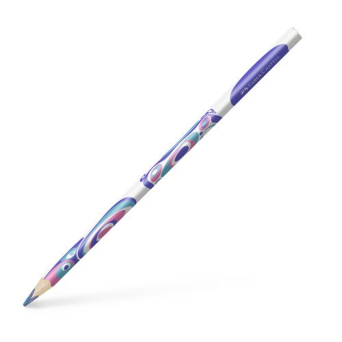 Kredka Fantasy Trójkątna Pastel wielokolorowa (jasnoniebieski, różowy, fioletowy)