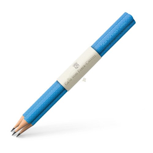 Ołówek Graf von Faber-Castell Guilloche Gulf Blue 3 szt.