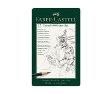 Ołówek castell 9000 art kpl. 12 szt. op. metalowe