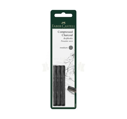 Pitt® monochrome węgiel prasowany 3 szt. medium op. blistrowe