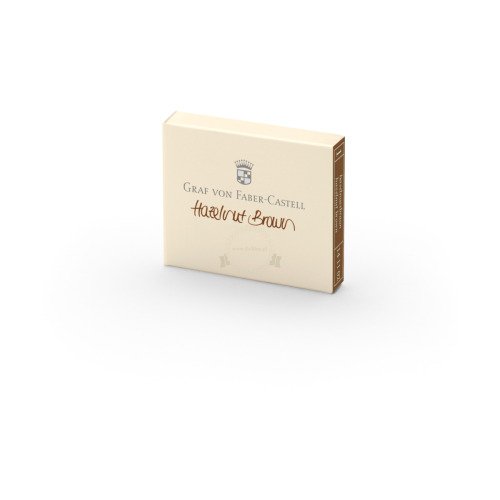 Naboje do pióra Graf von Faber-Castell hazelnut brown 6 szt.