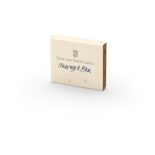Naboje do pióra Graf von Faber-Castell midnight blue 6 szt.