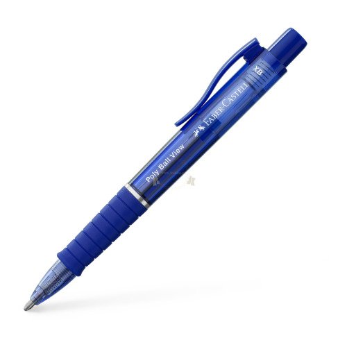 Długopis Poly Ball View Niebieski (Admiral Blue)