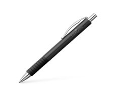 Essentio black leather długopis