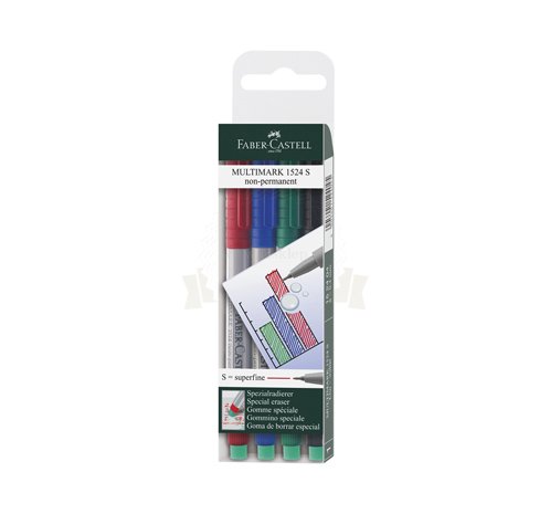 Multimark ohp niepermanentny s kpl.4 kol. w etui