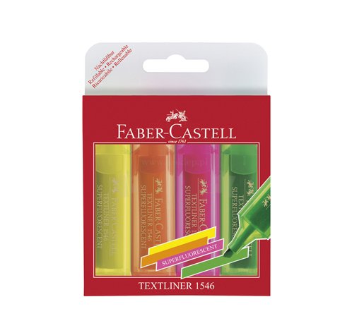 Zakreślacz 1546 etui 4 szt.