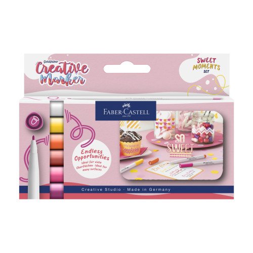 Zestaw pisaków kreatywnych Goldfaber Sweet Moments 1.5, 6 kol.