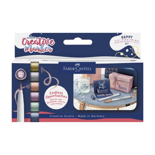 Pisak Kreatywny Goldfaber Happy Celebration - zestaw 6 kol