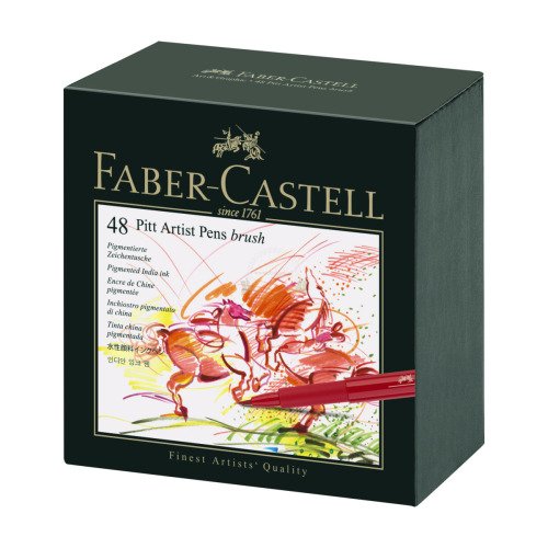Zestaw Pitt Artist Pen Atelier box 48 szt. mix kol.