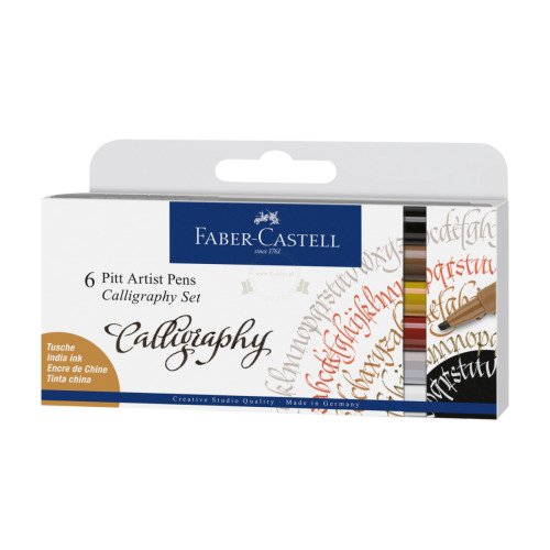 Zestaw do kaligrafii Pitt artist pen - etui 6 szt.