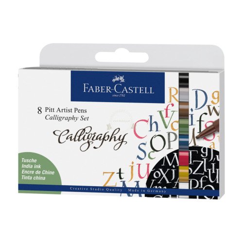 Zestaw do Kaligrafii Pitt Artist Pen etui 8 szt