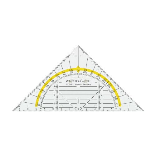 Ekierka - Trójkąt Geometryczny Mały Faber-Castell