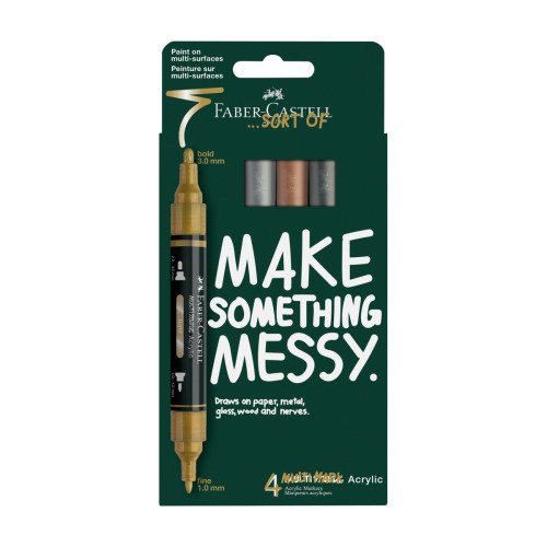 Marker akrylowy multimark 4 kol. metallic