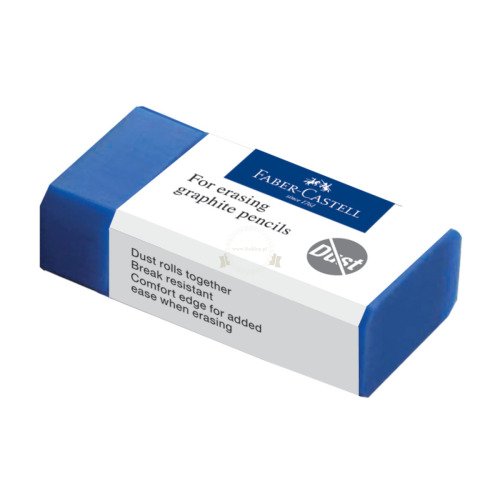 Gumka dust free niebieska