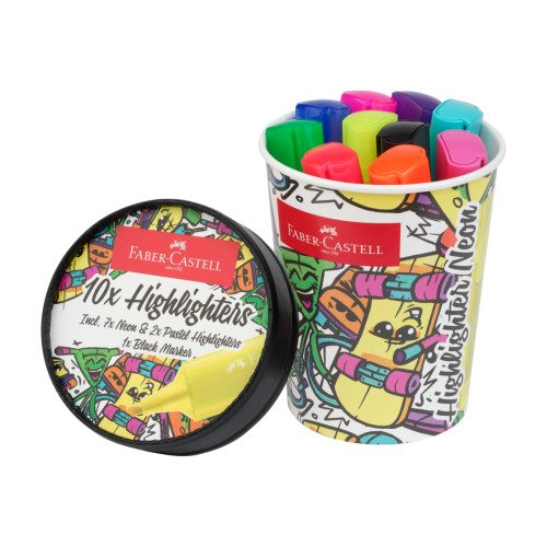 Zestaw zakreślaczy 1546 Ice Cream Cup Neonowe 10 szt.