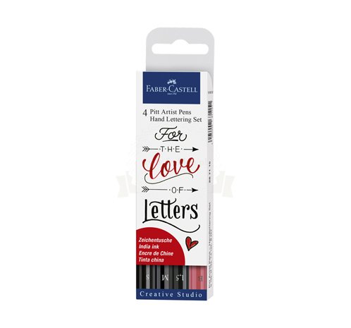 Pitt Artist Pen Handlettering etui 4 szt.