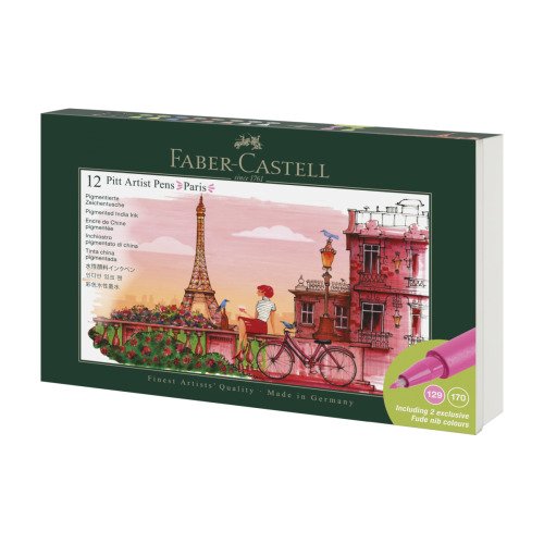 Zestaw Pitt Artist Pen Paris 12 szt