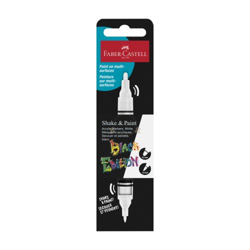 Marker Akrylowy Black Edition Shake&Paint 1 szt. Biały