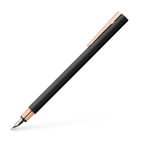 Pióro wieczne  Neo Slim Black Rosegold EF