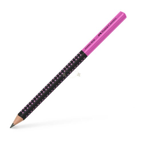 Ołówek Jumbo Grip Two Tone Czarny/Różowy
