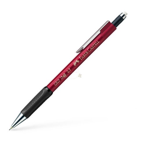 Ołówek aut. grip 1347 0,7 mm czerwony metaliczny