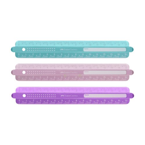 Linijka Sparkle 15 cm odporna na złamania