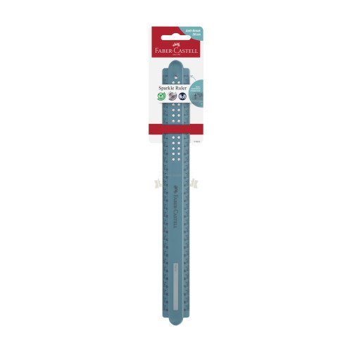 Linijka Sparkle 30 cm odporna na złamania, Ocean