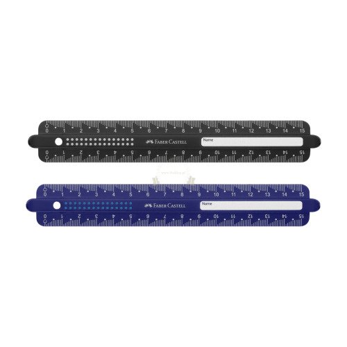 Linijka Dots 15 cm odporna na złamania