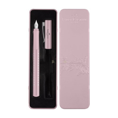 PIÓRO WIECZNE SPARKLE M ROSE METALLIC FABER-CASTELL