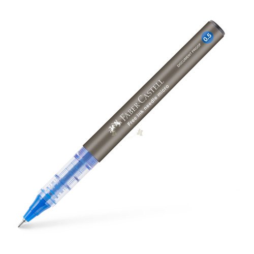 Cienkopis kulkowy Free Ink końcówka igłowa 0,5 mm Niebieski